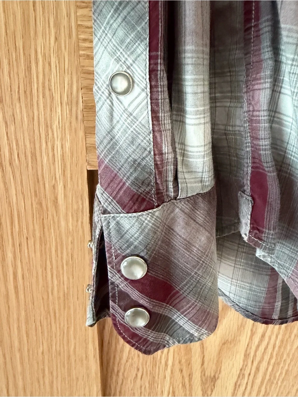 Banana Republic Men's Plaid Western-style Button-Down Shirt
